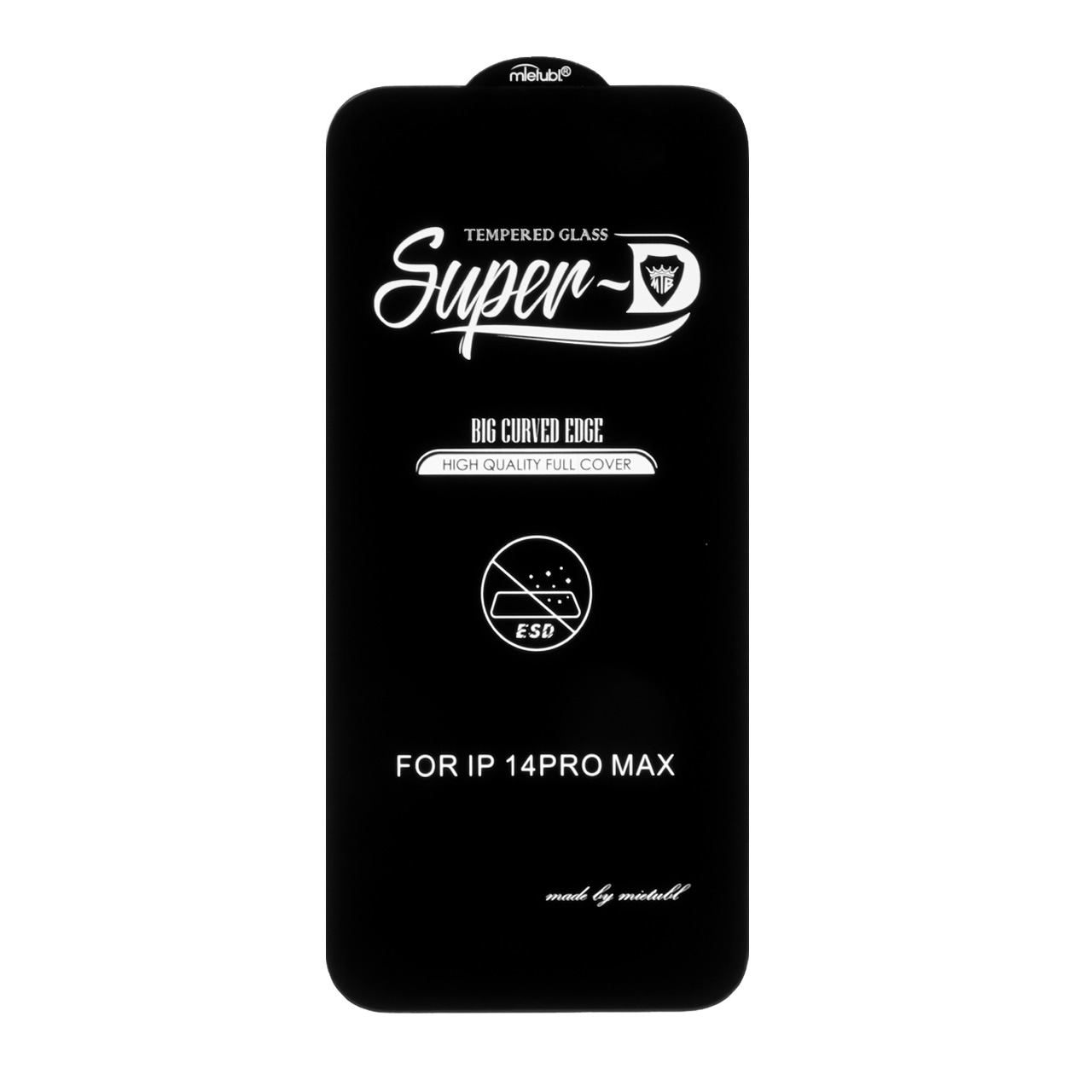 محافظ صفحه نمایش شیشه ای Apple iPhone 14 Pro Max - Full Cover Super D Mietubl-ESD (بدون پک)