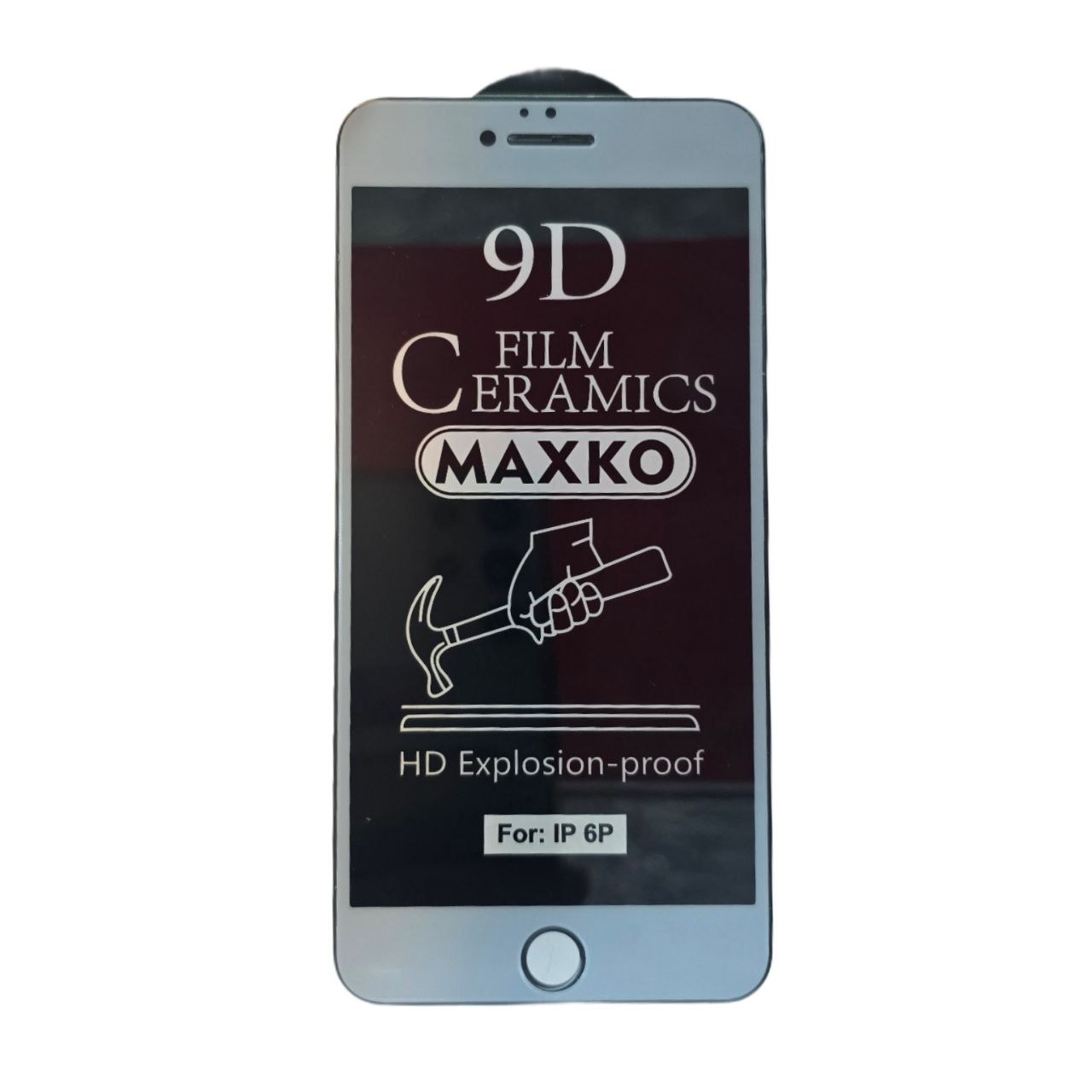 گلس سرامیکی MAXKO مدل IPHONE 6 /  IPHONE 6S- سفید