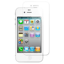 گلس شیشه ای شفاف مدل IPHONE 4