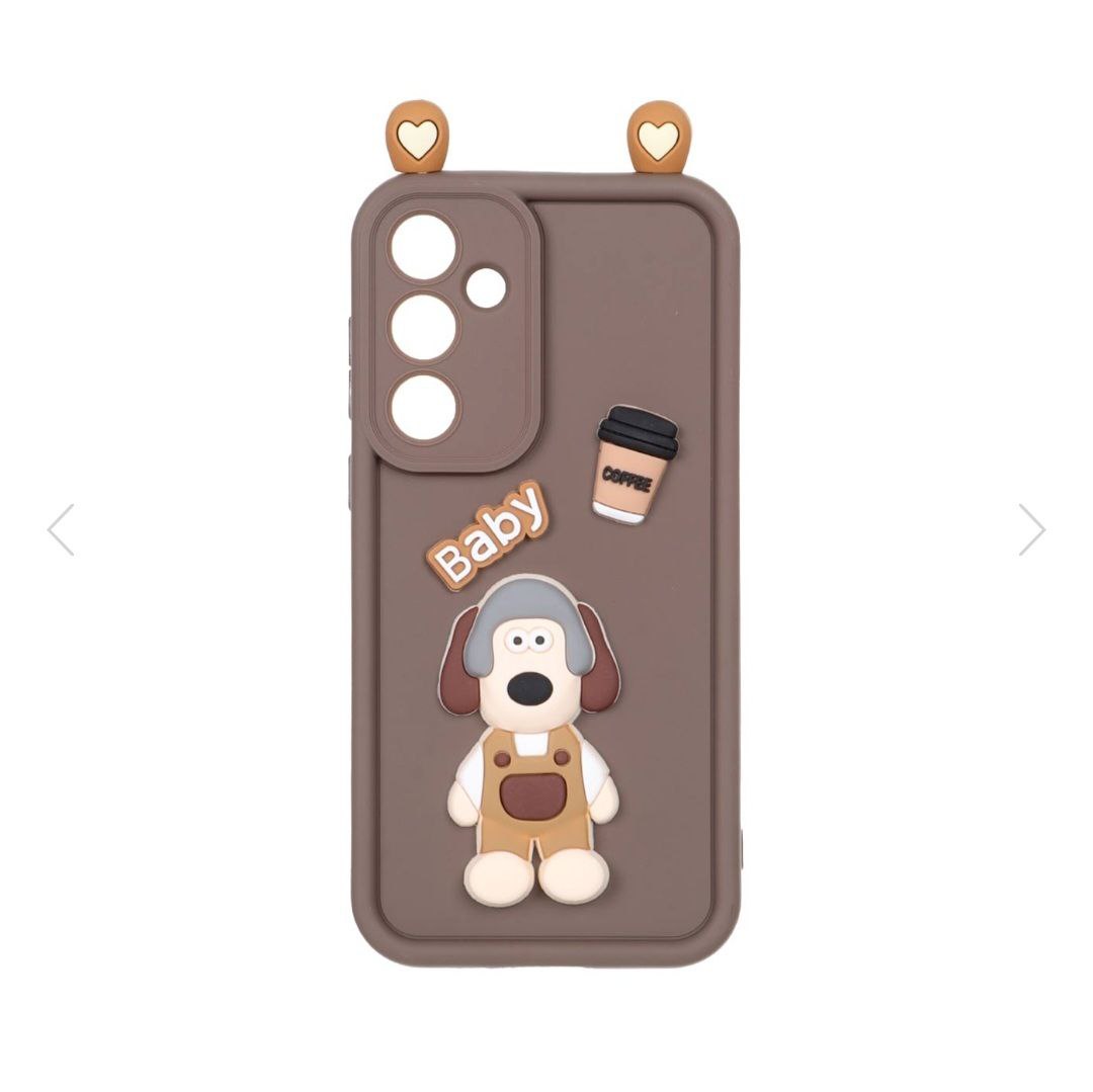 اب Solid Case عروسکی گوش دار مدل Samsung Galaxy A55