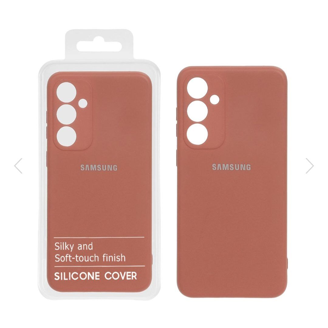قاب نیو سیلیکون محافظ لنزدار Samsung S23 FE - RFF - صورتی پاستیلی(پک دار)