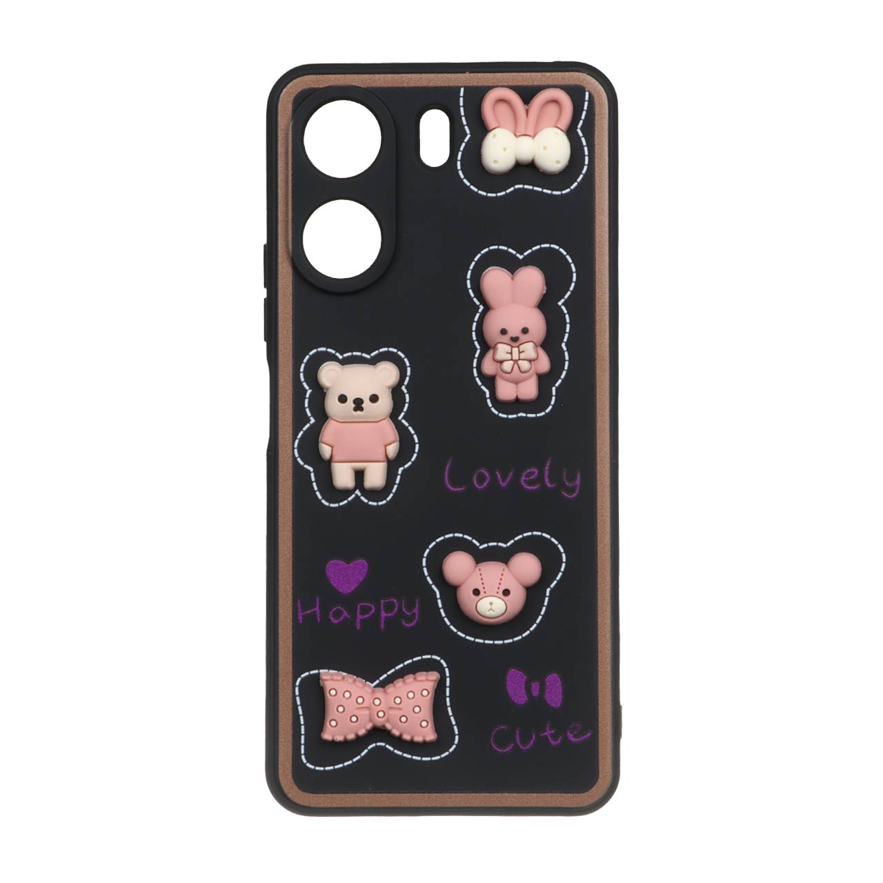 قاب عروسکی برجسته Cute مدل Xiaomi Redmi 13C / Poco C65