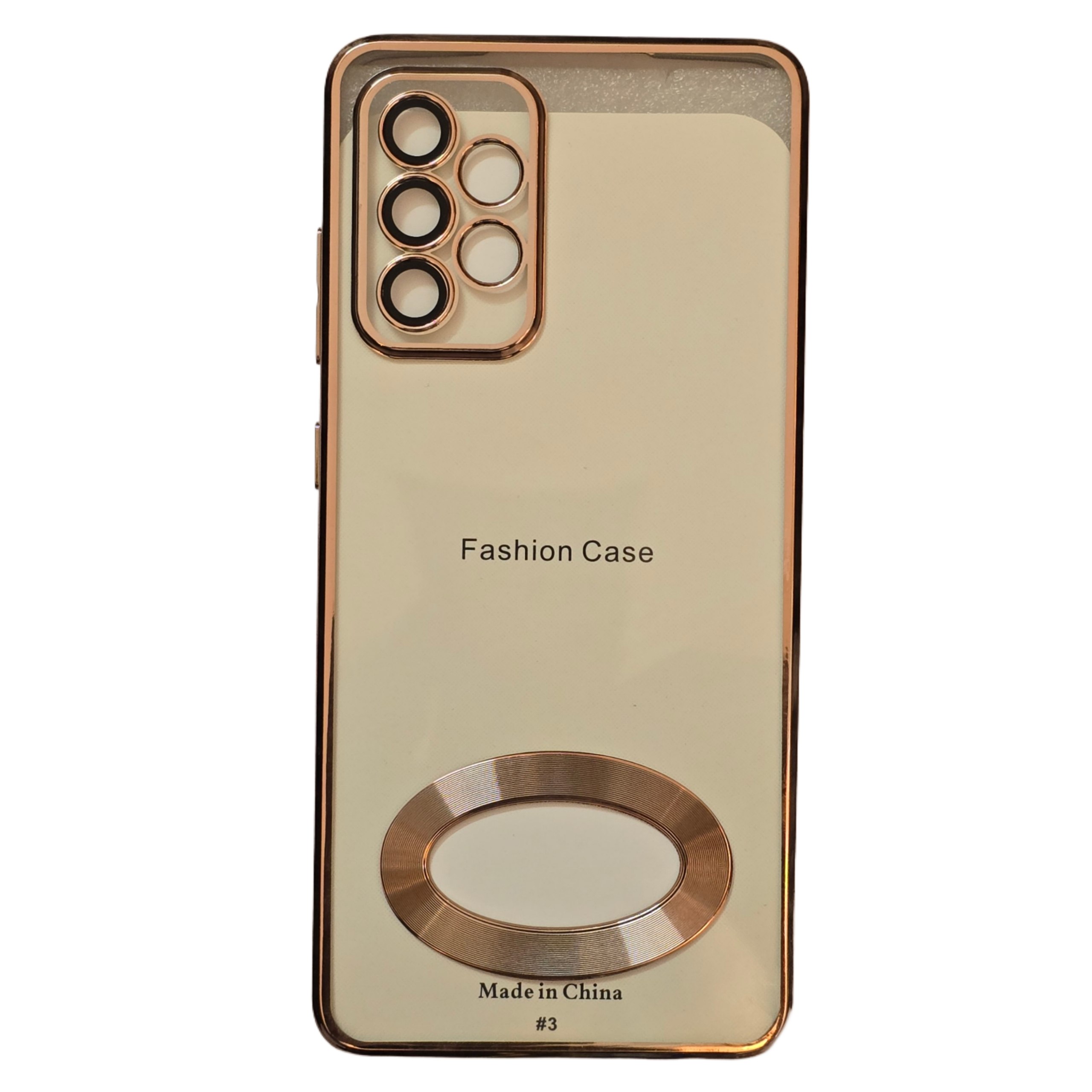 قاب محافظ لنزدار Unique case مدل SAMSUNG A52/A52S پشت شفاف
