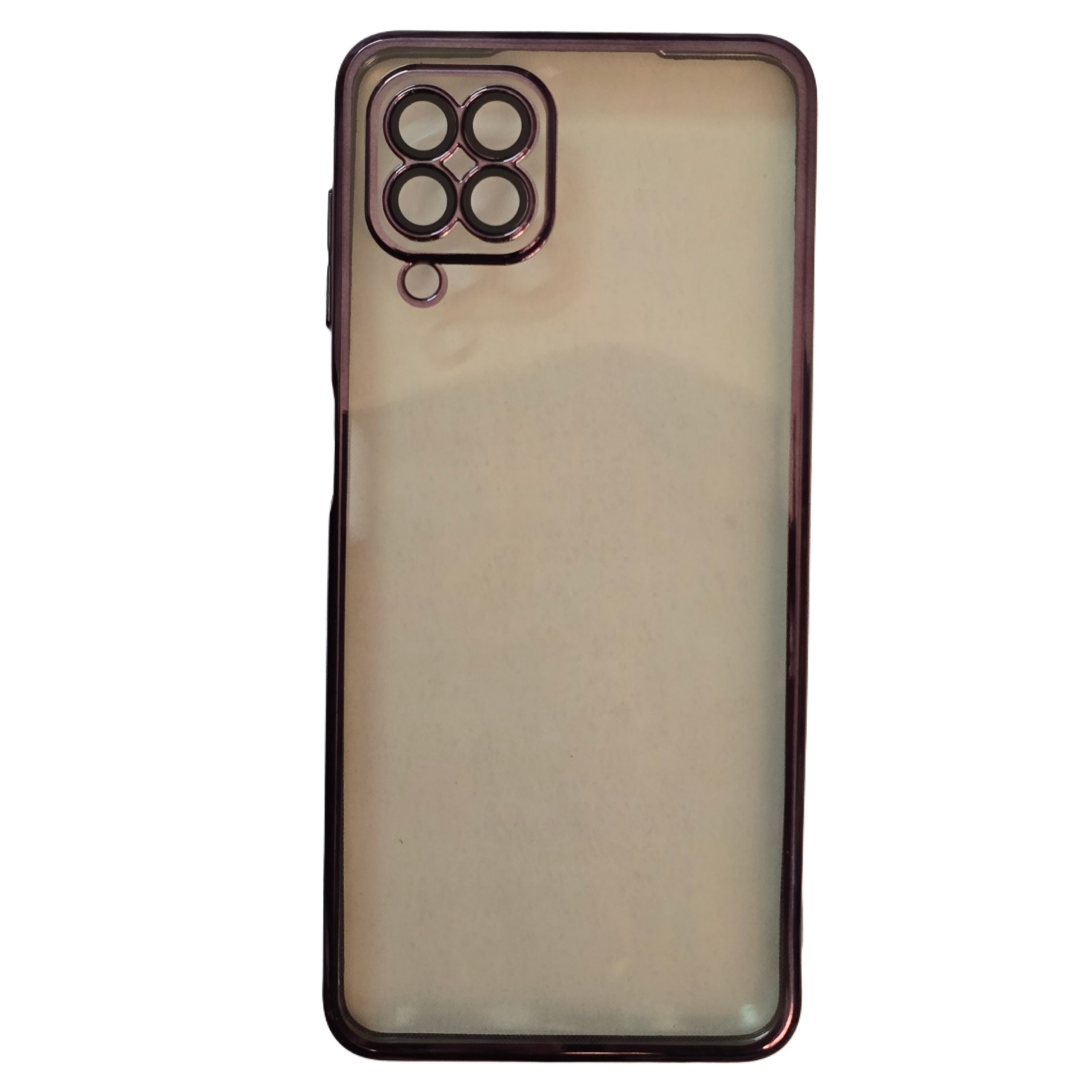 قاب محافظ لنزدار Unique case مدل SAMSUNG A22 4G پشت شفاف