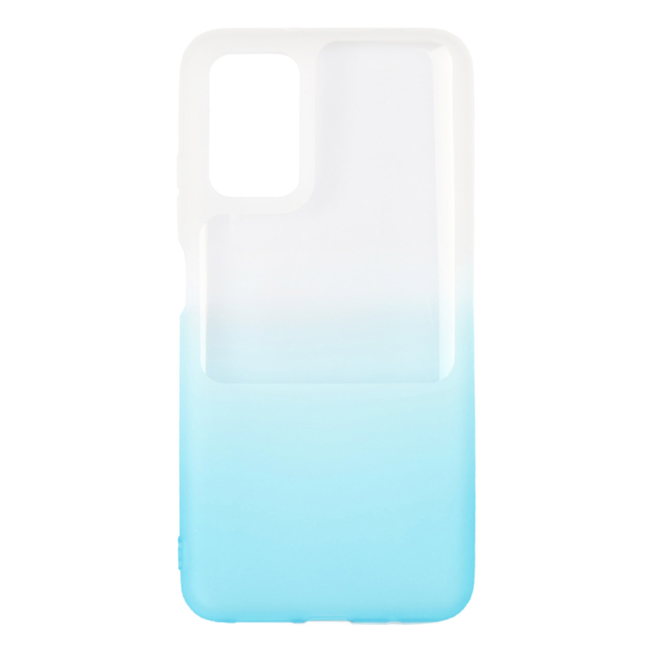 قاب ژله ای رودریگو Xiaomi Poco M3 - سفید آبی کد 817