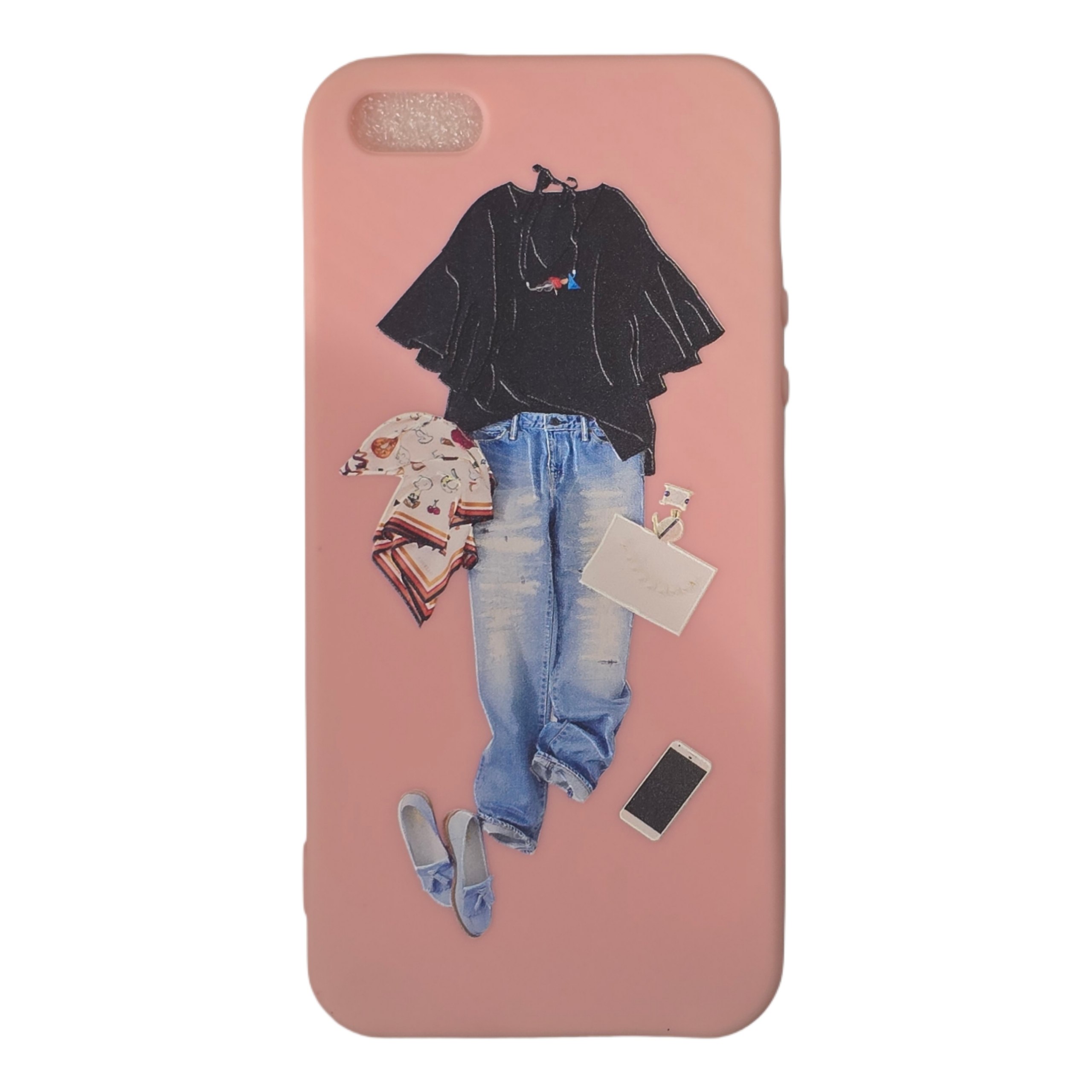 قاب طرح دار مدل iphone SE / 5S / 5G
