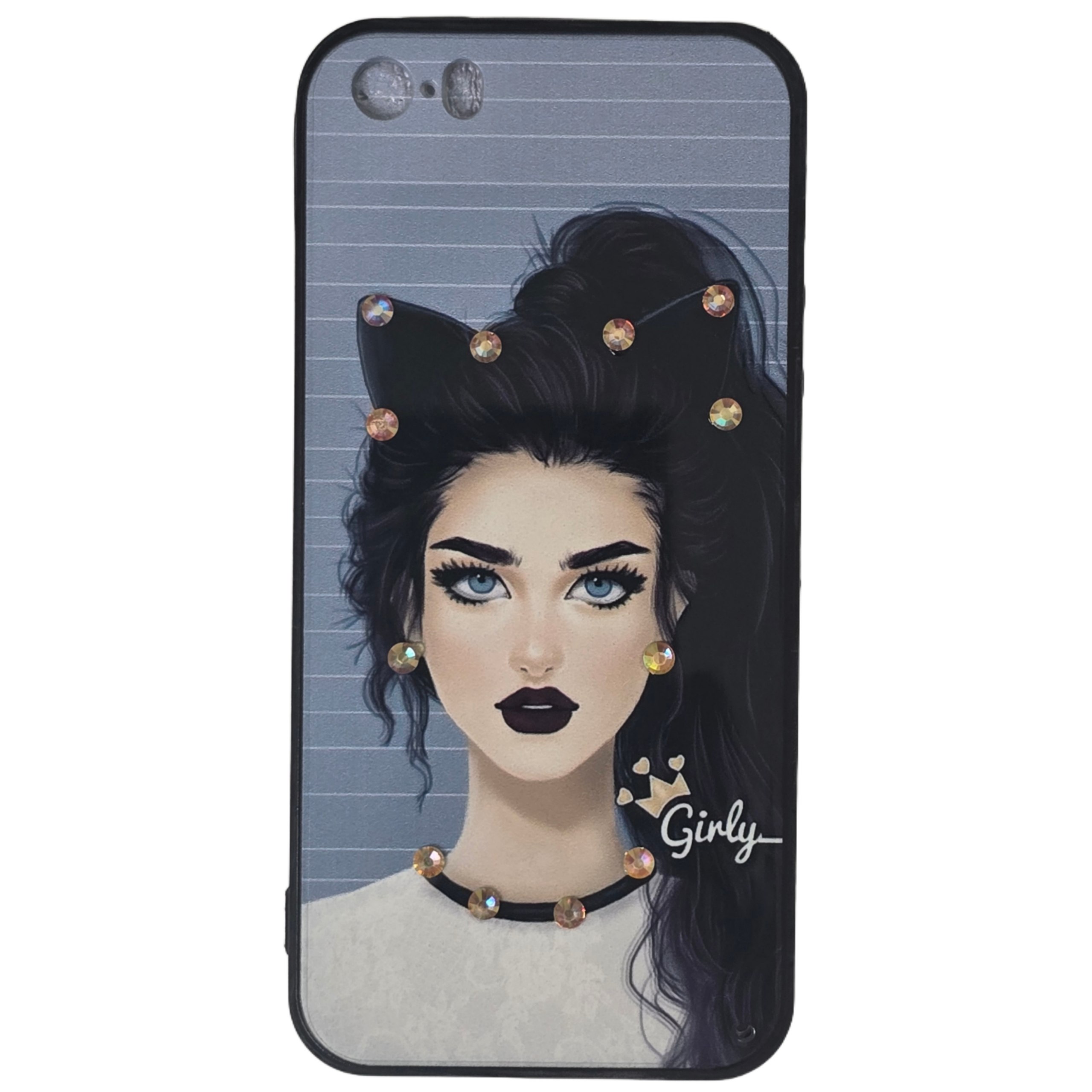 قاب طرح دار مدل iphone SE / 5S / 5G