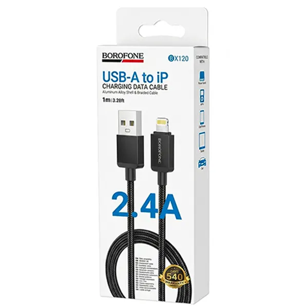 کابل لایتنینگ کنفی برند بروفون مدل BX120