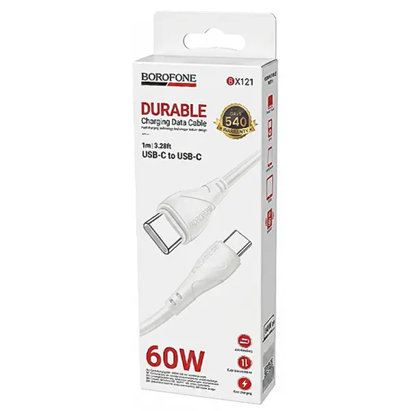کابل دو سر تایپ سی 60W بروفون مدل BX121 طول 1 متر