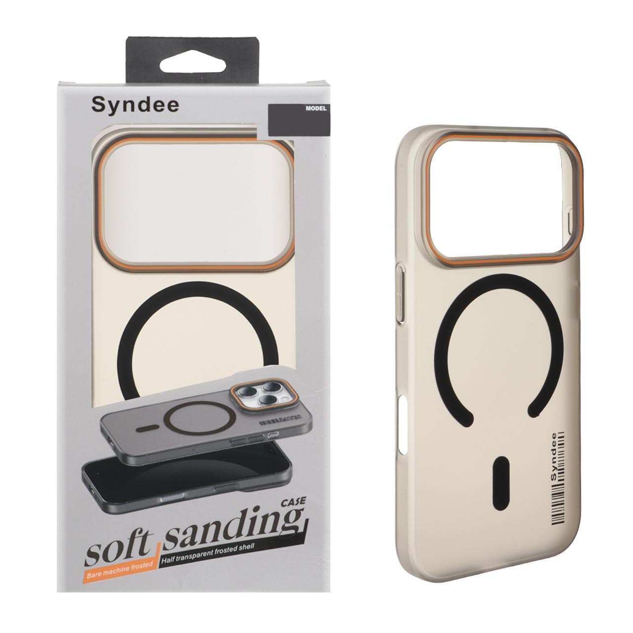 قاب اورجینال Syndee پشت مات MagSafe مدل Apple iPhone 17 Pro Max / iPhone 18 Pro Max - مشکی