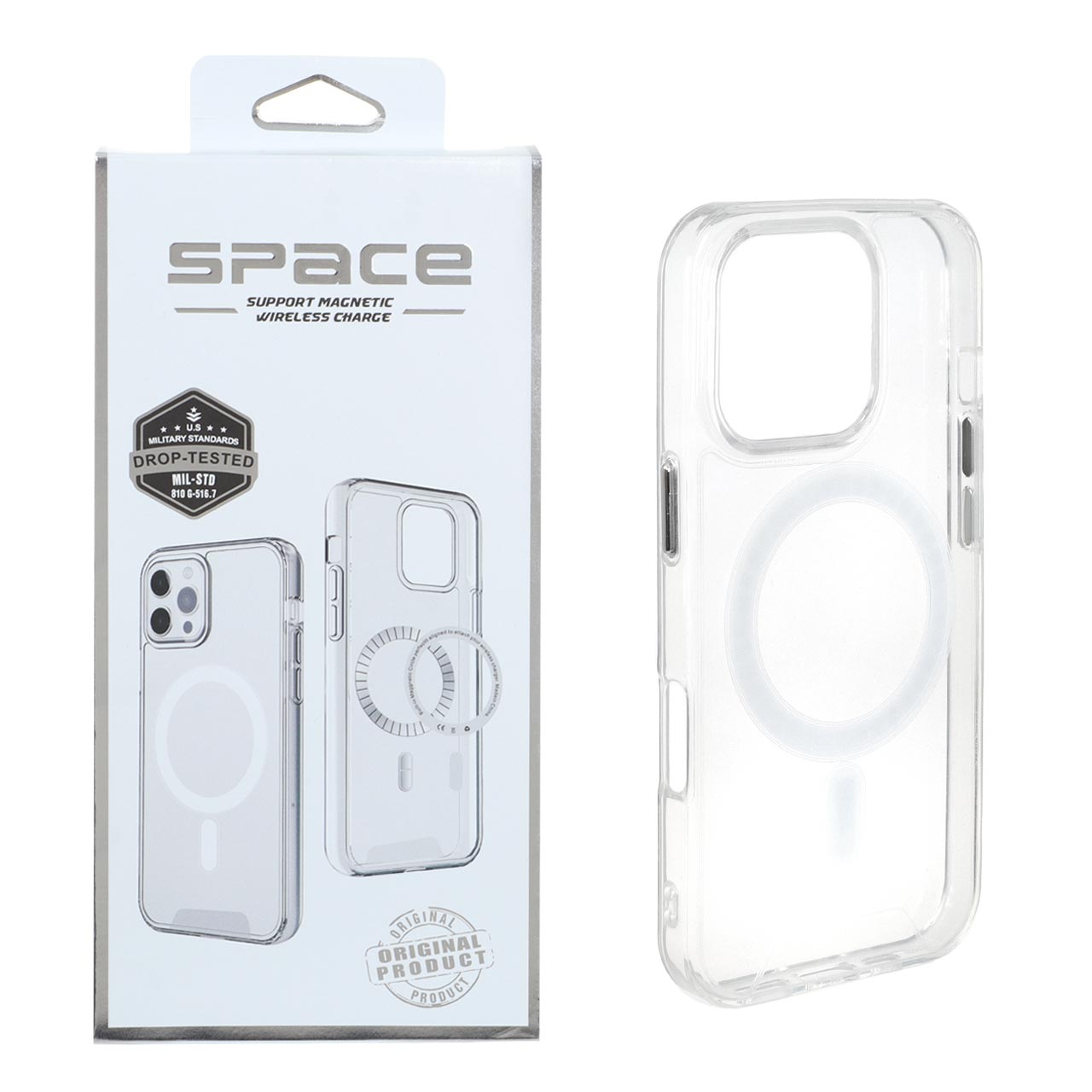 قاب اورجینال Space شفاف Magsafe مدل Apple iPhone 16 Pro