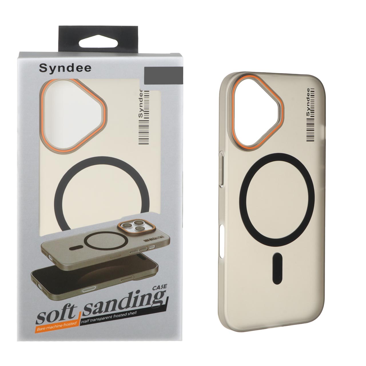 قاب اورجینال Syndee پشت مات MagSafe مدل Apple iPhone 16 - مشکی