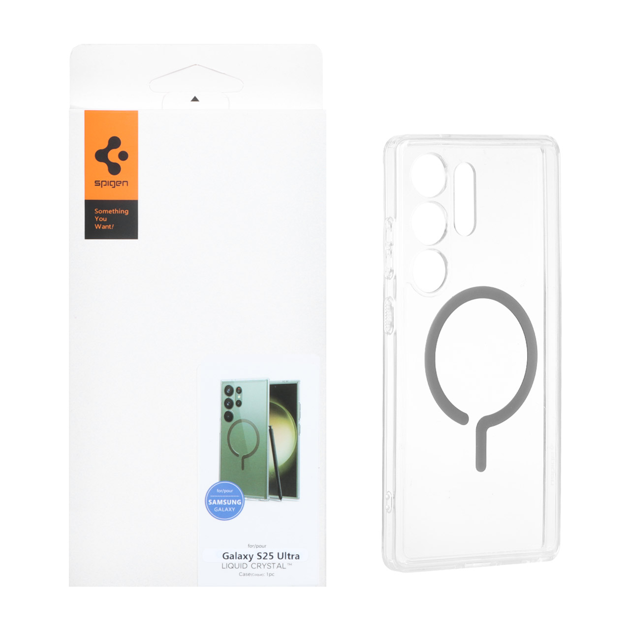 قاب Spigen اورجینال شفاف MagSafe محافظ لنزدار Samsung Galaxy S25 Ultra