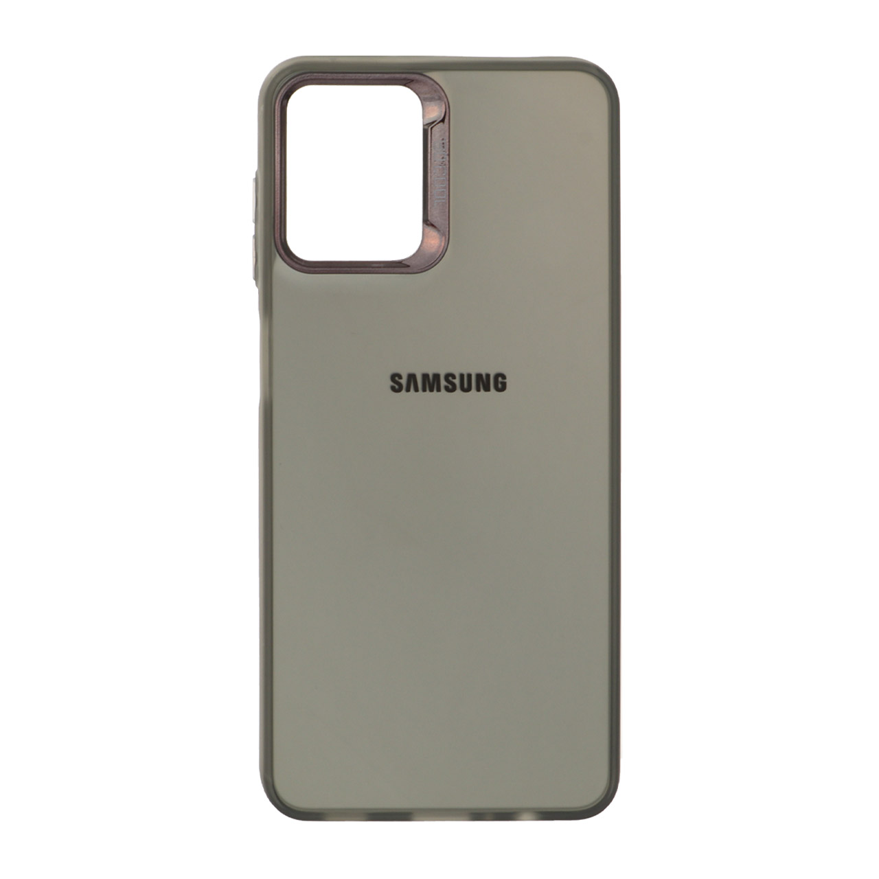 قاب SO COOL لنز متال لوگودار Samsung Galaxy A12 / M12 / F12 - مشکی