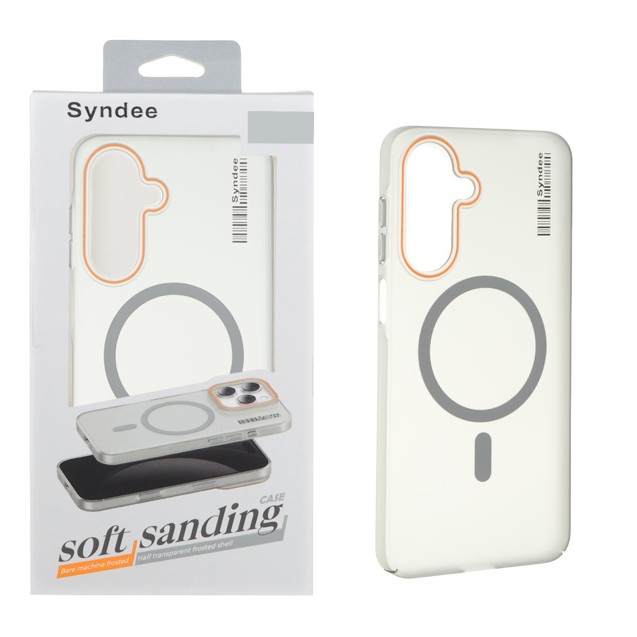 قاب اورجینال Syndee پشت مات MagSafe مدل Samsung Galaxy A17 / A26 - خاکستری