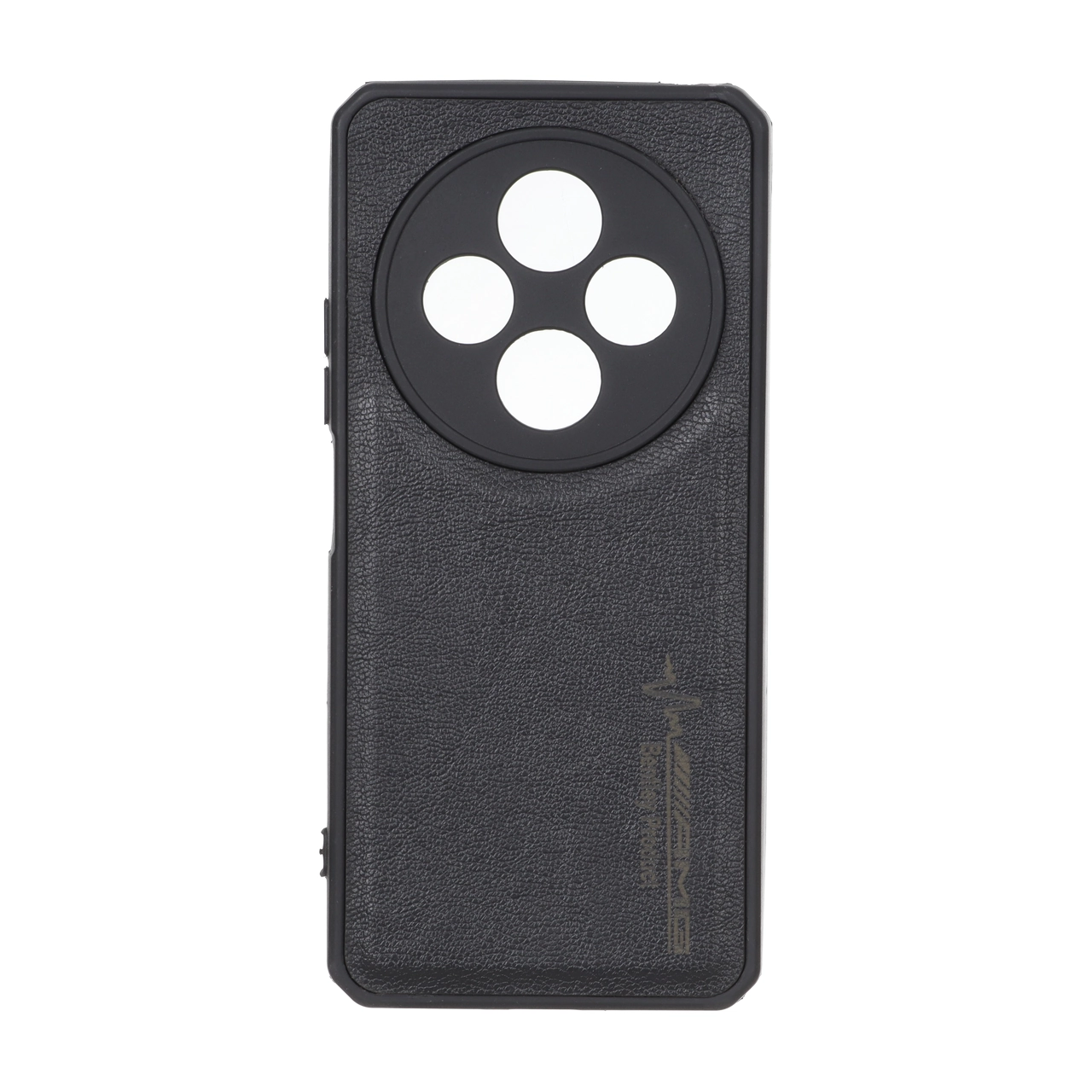 قاب طرح چرم AMG محافظ لنزدار Xiaomi Redmi 14C / Redmi A3 Pro / Redmi A4 / Poco C75 - مشکی